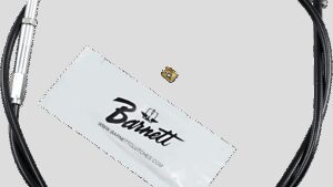 BARNETT Black Vinyl Throttle Cable - +3" Size - 34" Length