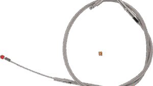 BARNETT Stainless Steel Idle Cable - '01-'15 Softail