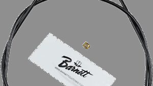 BARNETT Black Vinyl Throttle Cable - +6" Size - 50" Length