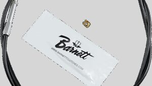 BARNETT Black Vinyl Throttle Cable - +6" Size - 38" Length