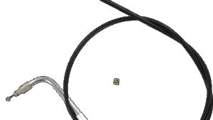 BARNETT Black Vinyl Throttle Cable - +6" Size - 38" Length