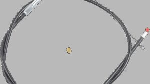 BARNETT Black Vinyl Throttle Cable - 35" Length