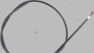 BARNETT Black Vinyl Idle Cable - +6" Size - 41" Length