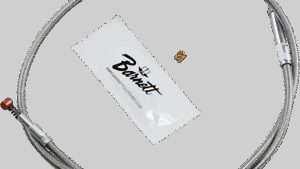 BARNETT Stainless Steel Idle Cable - Dyna/FXR/Softail