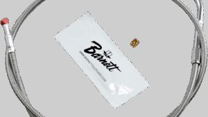 BARNETT Stainless Steel Throttle Cable - Dyna/FXR/Softail