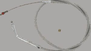 BARNETT Stainless Steel Idle Cable - '88-'95 Sportster