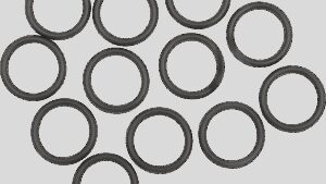 JAMES GASKET Neoprene O-Rings - 3/4 x 3/32