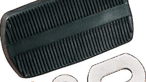 DRAG SPECIALTIES Brake Pedal Pad - Black - FL