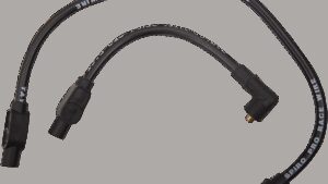 SUMAX Spark Plug Wire - 10.4 mm - Black - '80-'98 FL