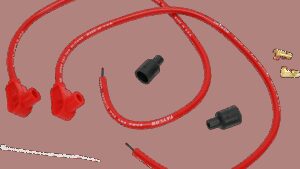 SUMAX Spark Plug Wire - 90° - Red - Universal