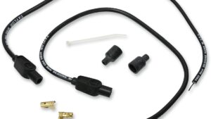 SUMAX Spark Plug Wire - 180° - Black - Universal