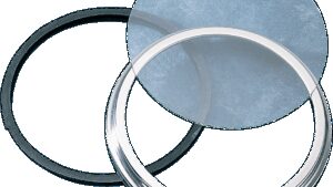 DRAG SPECIALTIES Bezel/Lens Kit for FL-Style Speedometer - 5" Diameter