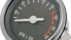 DRAG SPECIALTIES OE Style Tachometer - Stainless Steel Bezel - 2.75" Diameter