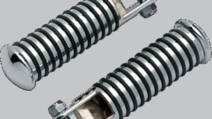 DRAG SPECIALTIES Footpegs - Round - Ribbed