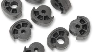 DRAG SPECIALTIES Large Footpegs - Rubbers Only