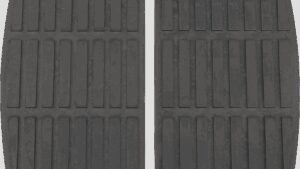 DRAG SPECIALTIES Replacement Rubber Rectangle - Floorboard
