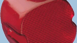 DRAG SPECIALTIES Taillight Lens - Bottom Tag Window - Red