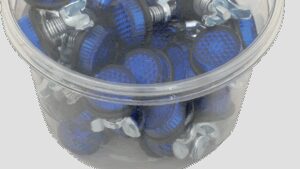 CHRIS PRODUCTS License Plate Reflectors - 40 Pack Tub - Blue