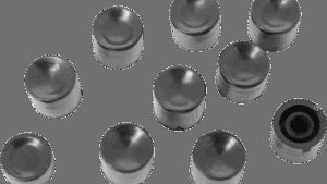 DRAG SPECIALTIES Handlebar Switch Button Caps - Turn Signal - Long - Black