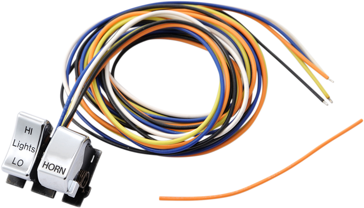 DRAG SPECIALTIES Handlebar Switch Kit - Dimmer/Horn - Chrome