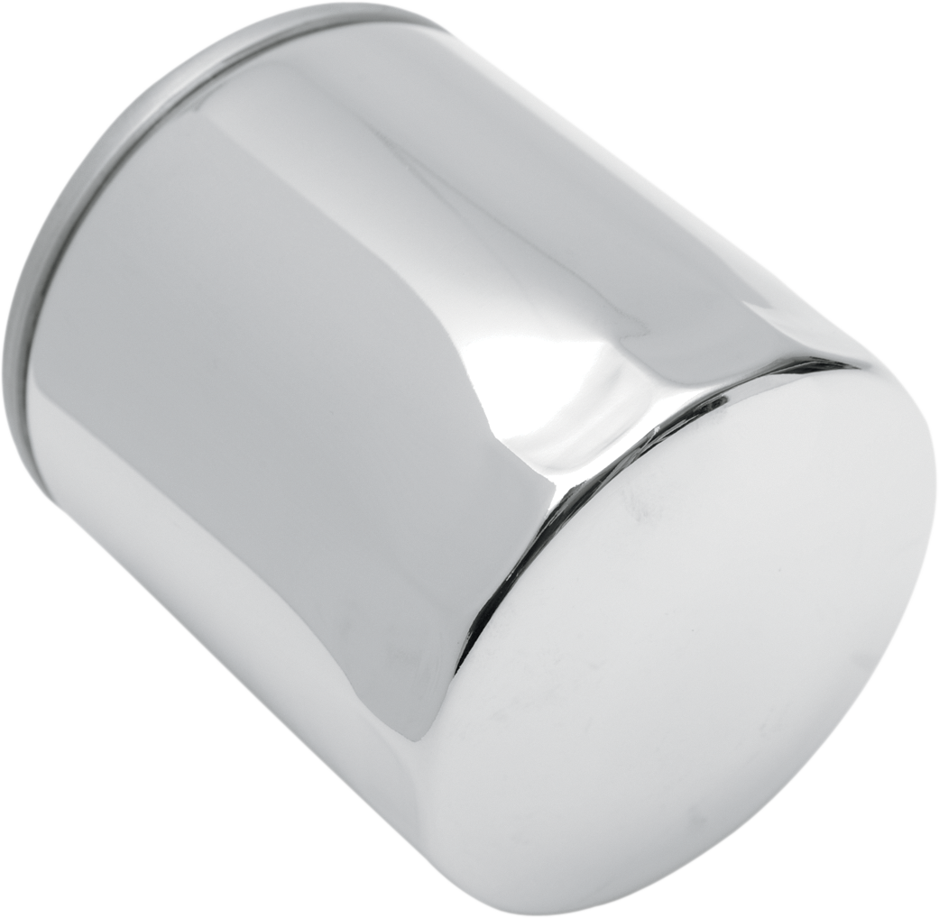 DRAG SPECIALTIES Magnetic Ring Oil Filter - Chrome - 3-1/4"