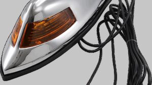 DRAG SPECIALTIES Nostalgia Front Fender Light - Amber