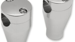 DRAG SPECIALTIES Handlebar Riser Sockets - Bolt Top - 3"