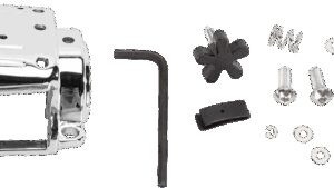 DRAG SPECIALTIES Handlebar Switch Housing Kit - Left - Lower - Chrome