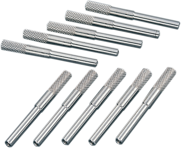 LA CHOPPERS Gauge Mount - Dual - Raw - FLT - Image 2