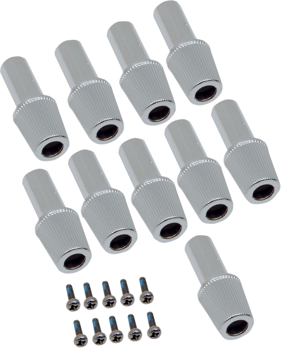 DRAG SPECIALTIES Replacement Reset Knobs - 10 Pack
