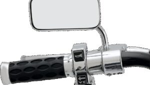DRAG SPECIALTIES Mirror - Side View - Rectangle - Chrome - Each