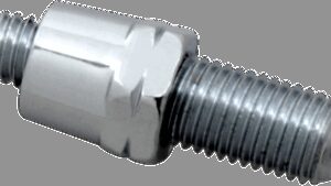 DRAG SPECIALTIES Adapter - Mirror - Stealth - Reverse Thread - Right - Chrome