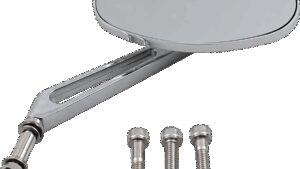 DRAG SPECIALTIES Mirror - Stealth I - Side View - Oval - Chrome