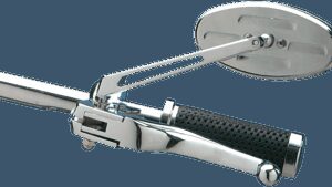 DRAG SPECIALTIES Mirror - Stealth II - Side View - Oval - Chrome