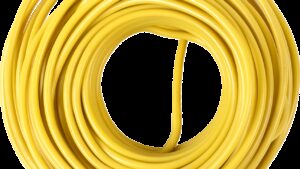 DRAG SPECIALTIES 35' Wire Spool - 16 Gauge - Yellow