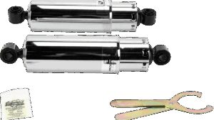 PROGRESSIVE SUSPENSION 412 Series Shock - 11" - Standard - Chrome - Dyna