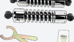 PROGRESSIVE SUSPENSION 412 Series Shock - 12.5" - Standard - Chrome - Dyna