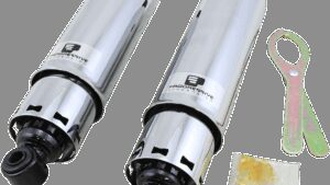 PROGRESSIVE SUSPENSION 412 Series Shock - 12" - Standard - Chrome - H-D