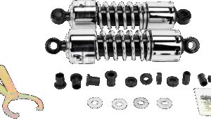 PROGRESSIVE SUSPENSION 412 Series Shock - 11" - Standard - Chrome - H-D