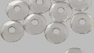 EASTERN MOTORCYCLE PARTS Cup Washers - Chrome - 0.37" ID