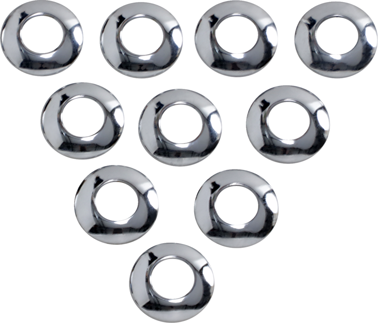EASTERN MOTORCYCLE PARTS Cup Washers - Chrome - 0.625" ID