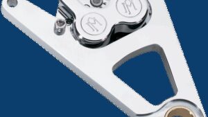 PERFORMANCE MACHINE (PM) Single Disc Caliper - Front - Polished - Springer 88-99