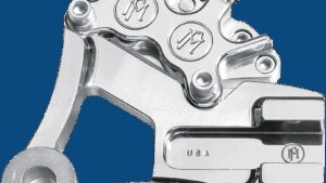 PERFORMANCE MACHINE (PM) Caliper - Rear - Chrome - 91-99 FXDB/C/L