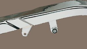 DRAG SPECIALTIES Upper Belt Guard - '86-'92, '94 FXST/FLST - Chrome