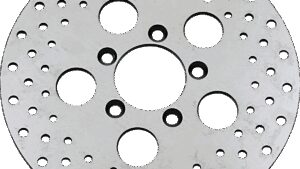 DRAG SPECIALTIES Polished Stainless Steel Rotor - 10"