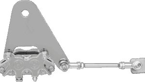 PERFORMANCE MACHINE (PM) Caliper - Rear - Chrome - Rigid Frame 11.5"