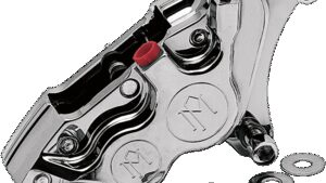 PERFORMANCE MACHINE (PM) Caliper - Front Left - Chrome - 84-99 Harley-Davidson