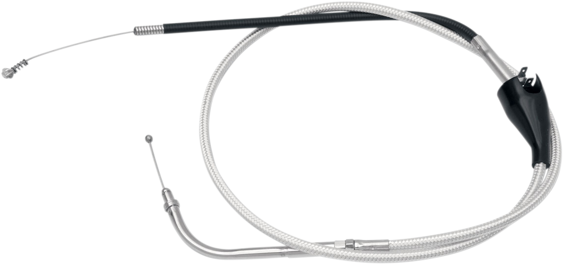 MAGNUM SHIELDING Sterling Chromite II® Braided Idle Cable for Harley-Davidson - Cruise - 41-1/2"
