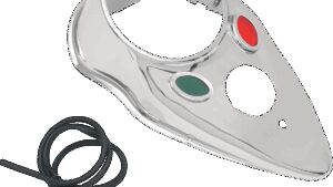 DRAG SPECIALTIES Cat Eye Dash Cover - Chrome