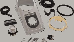 DRAG SPECIALTIES Electronic Speedometer Dash Kit - FXST/FLST